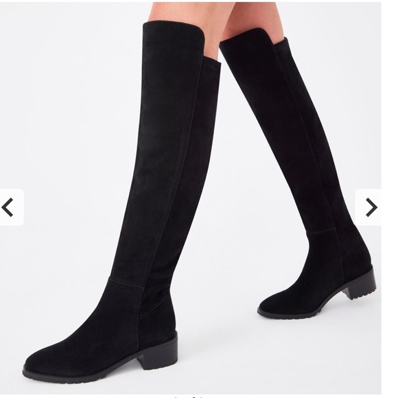 New Blondo Starla Waterproof Suede Over-the-Knee Boot Black Size 7 M Star01SD - Picture 1 of 15